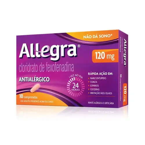 Allegra 120mg 10 Comprimidos