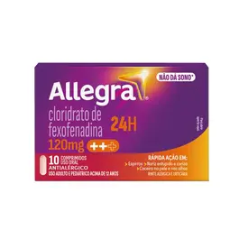 Allegra 120mg 10 Comprimidos