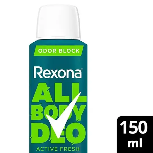 Desodorante Rexona All Body Deo Active Fresh 150ml Aerossol