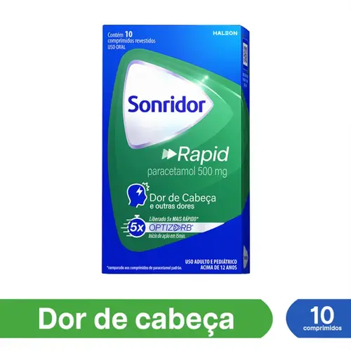Sonridor Rapid 500mg 10 Comprimidos
