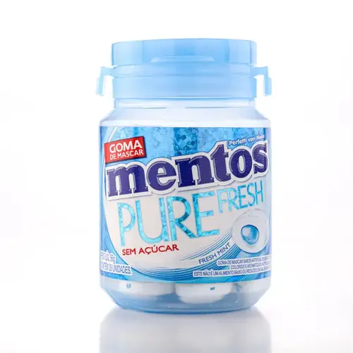 Mentos Purê Fresh Mint Garrafa 56g
