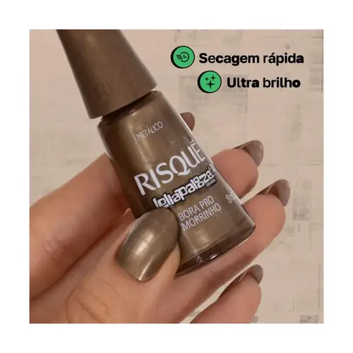 Esmalte Risqué Lollapalooza Cremoso Bora Pro Morrinho 8ml