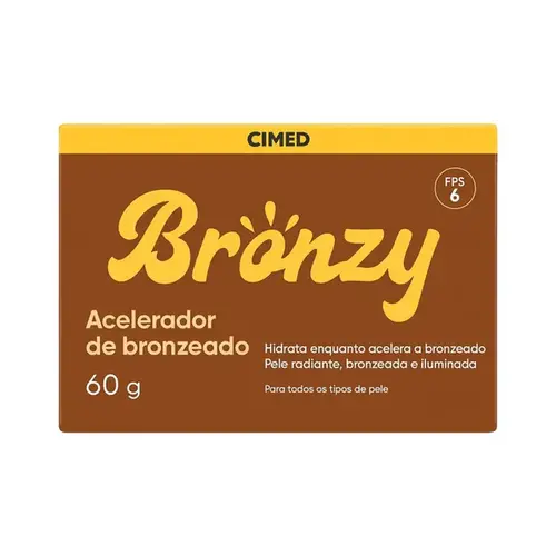 Creme Acelerador de Bronzeado Bronzy 60g Cimed