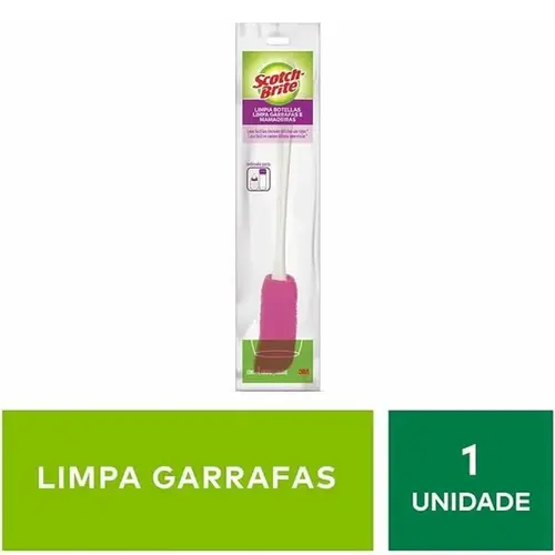 Escova Limpa Garrafas e Mamadeiras 3M Scotch-Brite