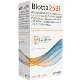 Suplemento Alimentar Biotta 25 Bi 30 Cápsulas