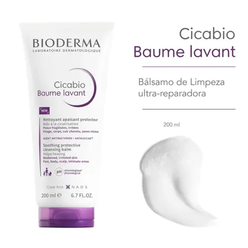 Gel de Limpeza Bioderma Cicabio Baume Lavant