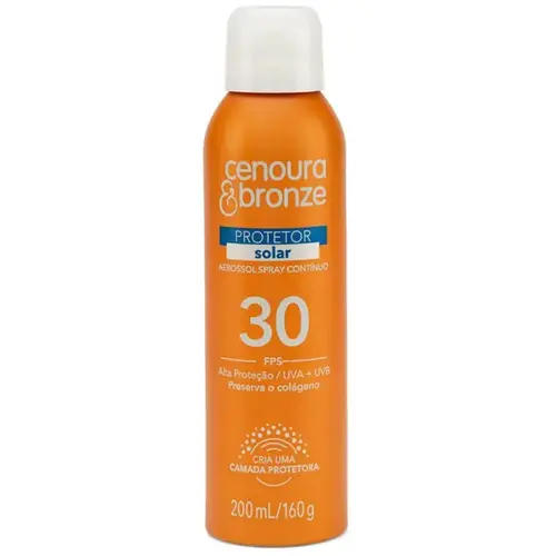 Protetor Solar Corporal Cenoura & Bronze FPS30 Aerosol 200ml