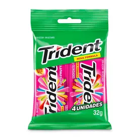Chiclete Trident Tutti-Frutti - 4 Unidade