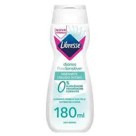 Sabonete Líquido Íntimo Libresse Pure Sensitive 180ml