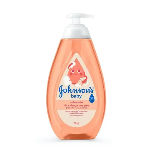 Sabonete Líquido Infantil Johnson's Baby Cabeça aos Pés 750ml