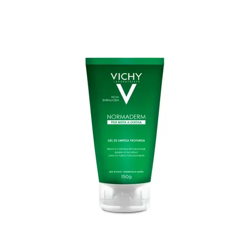 Gel de Limpeza Facial Vichy Normaderm Antioleosidade com Acido Glicolico 150g