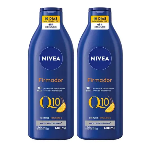 Kit Loção Deo-Hidratante Nivea Firmador Q10 + Vitamina C 400ml