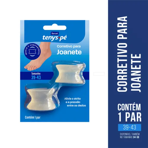 Corretivo para Joanete em Gel Baruel Tenys Pé Tamanho 39 a 43