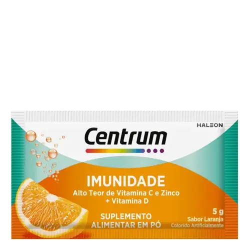 Centrum Imunidade Pó Laranja Envelope 5g 12 Sachês