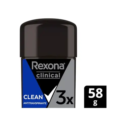 Desodorante Rexona Clinical Clean Masculino Creme 58g