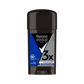 Desodorante Rexona Clinical Clean Masculino Creme 58g
