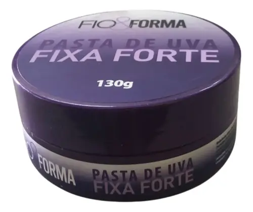Pomada Modeladora Fio e Forma Pasta De Uva Fixa Forte 130g