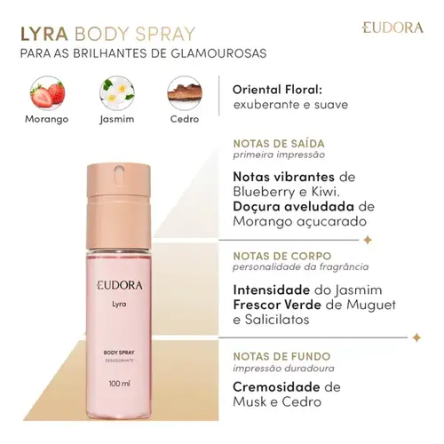 Desodorante Body Spray Lyra 100ml