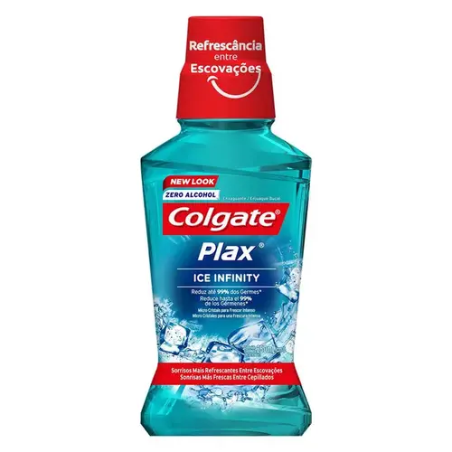 Enxaguante Bucal Colgate Plax Ice Infinity Zero Álcool 250ml