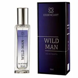 Perfume Wild Man Essenciart Masculino Eau de Toillete 30ml