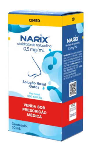 Narix Solução Nasal 0,5mg/ml 30ml Cimed