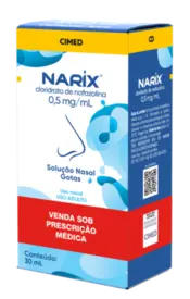 Narix Solução Nasal 0,5mg/ml 30ml Cimed