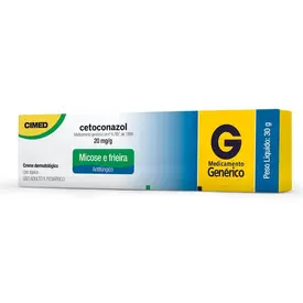 Cetoconazol 20mg/g Creme Dermatológico 30g Cimed Genérico