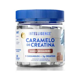 Caramelo de Creatina Intelligence Sabor Brigadeiro 60 Unidades