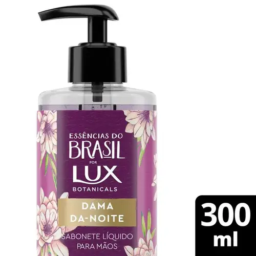 Sabonete Líquido para Mãos Lux Essências do Brasil Dama da Noite 300ml