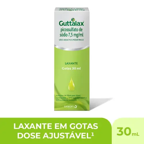 Guttalax 7,5mg/ml - Gotas 30ml - Sanofi