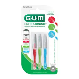 Escova Dental Interdental Sunstar Gum ProxaBrush Fino Cilíndrico 0.8mm, Fino Cônico 1.1mm, Mediono Cônico 1.6mm Proteção