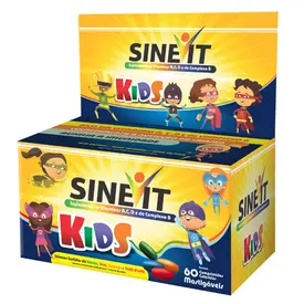 Vitamina Infantil Mastigável Sinevit 60 Comprimidos