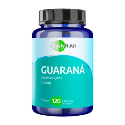 Guaraná 500mg QualyNutri 120 Cápsulas