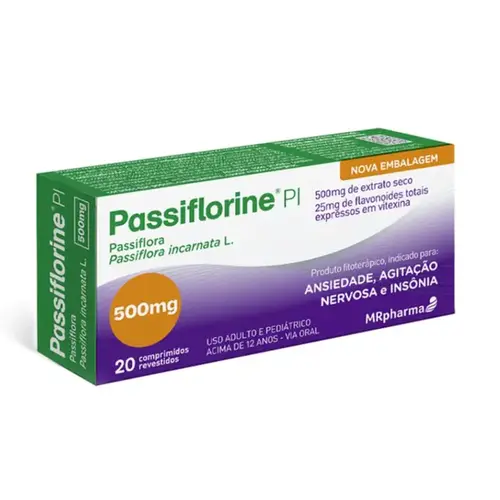 Passiflorine PI 500mg - 20 Comprimidos