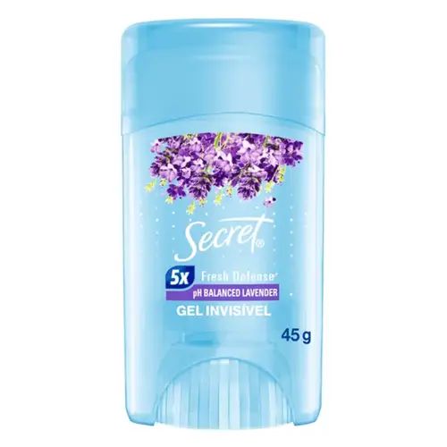 Desodorante Secret pH Balanced Lavanda Gel Feminino 45g