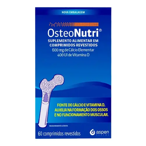 Osteonutri 400UI + 600mg - 60 Comprimidos