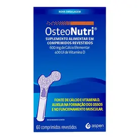 Osteonutri 400UI + 600mg - 60 Comprimidos