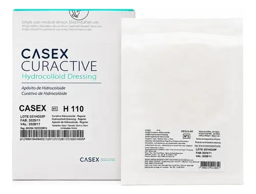 Curativo Hidrocoloide Casex Placa 10x10 cm 1 Unidade