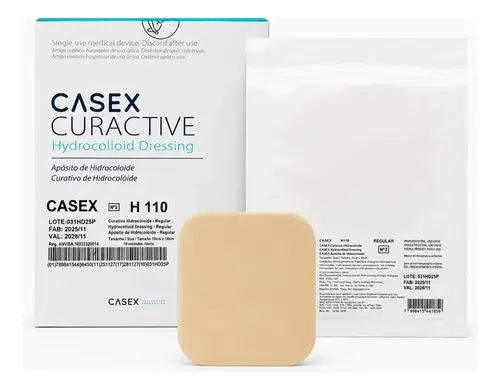 Curativo Hidrocoloide Casex Placa 10x10 cm 1 Unidade