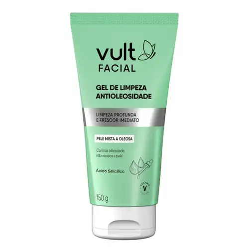 Gel de Limpeza Facial Vult Antioleosidade 150gr