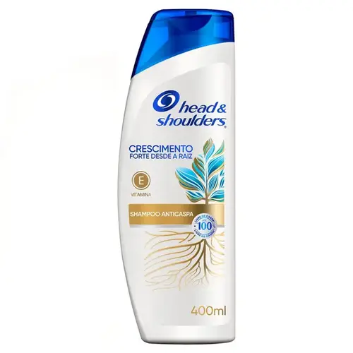 Shampoo Head & Shoulders Crescimento Forte Desde a Raiz 400ml