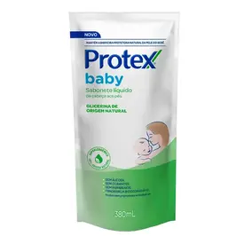 Refil Sabonete Líquido Infantil Protex Baby Glicerina Natural 380ml