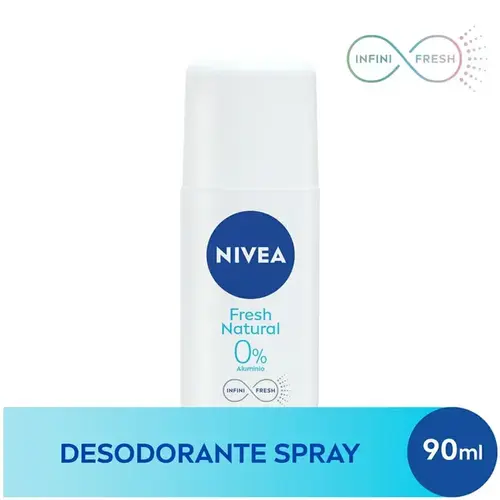 Desodorante Nivea Fresh Natural Squeeze Spray Feminino 90ml