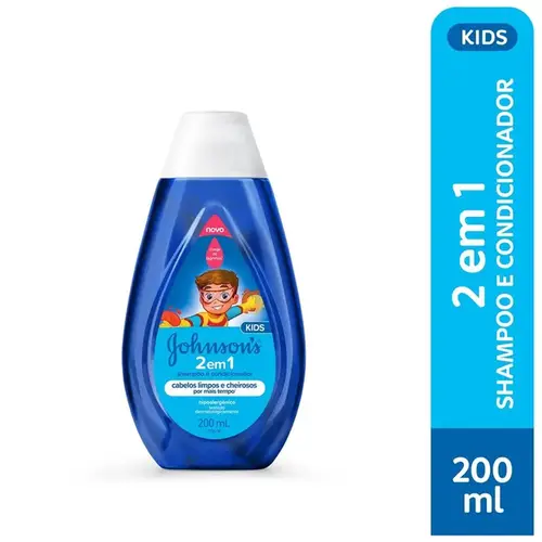 Shampoo e Condicionador Johnson's Baby 2 em 1 200ml