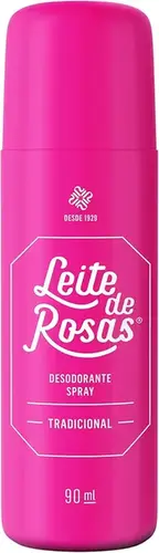 Desodorante Leite de Rosas Tradicional Spray Feminino 90ml