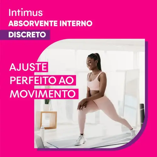 Absorvente Interno Intimus Médio 8 Unidades