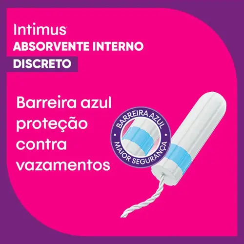 Absorvente Interno Intimus Médio 8 Unidades