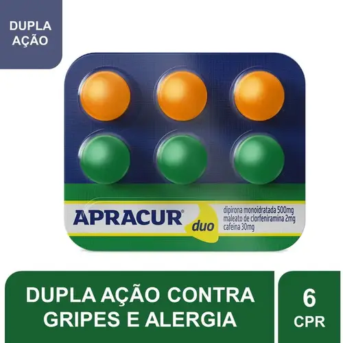 Apracur Duo 6 Comprimidos