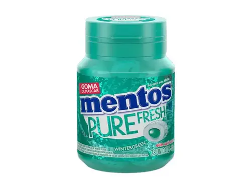 Chiclete Mentos Pure Fresh Garrafa 56g