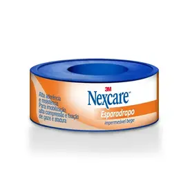 Esparadrapo Impermeável Nexcare Bege 12mm x 3m - 1 Unidade